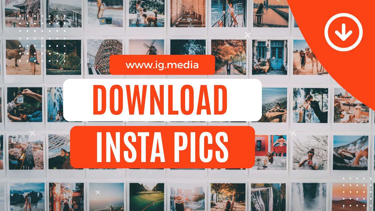 Visual guide showing how to download pictures and videos from Instagram safely